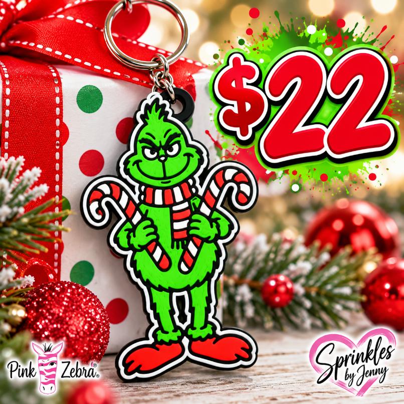 Grinch Key Chain
